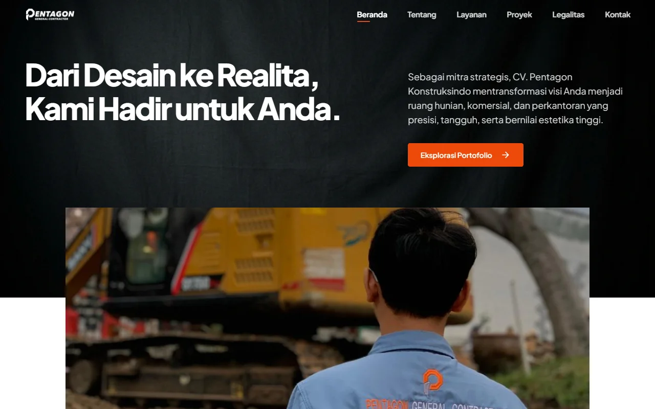 Screenshot Pentagon Kontraktor